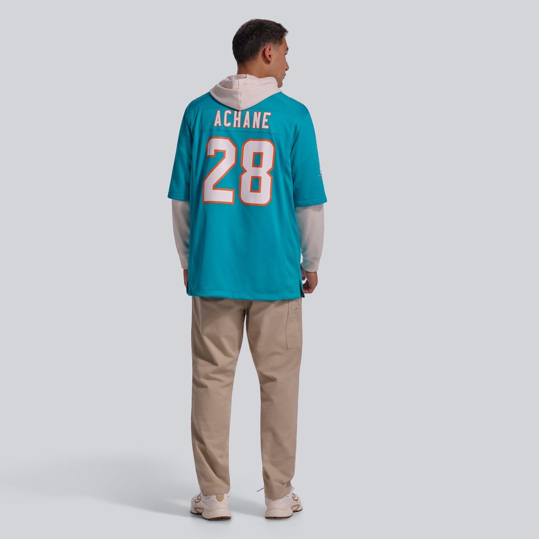 Miami Dolphins De'Von Achane Nike Aqua Game Jersey product image 5