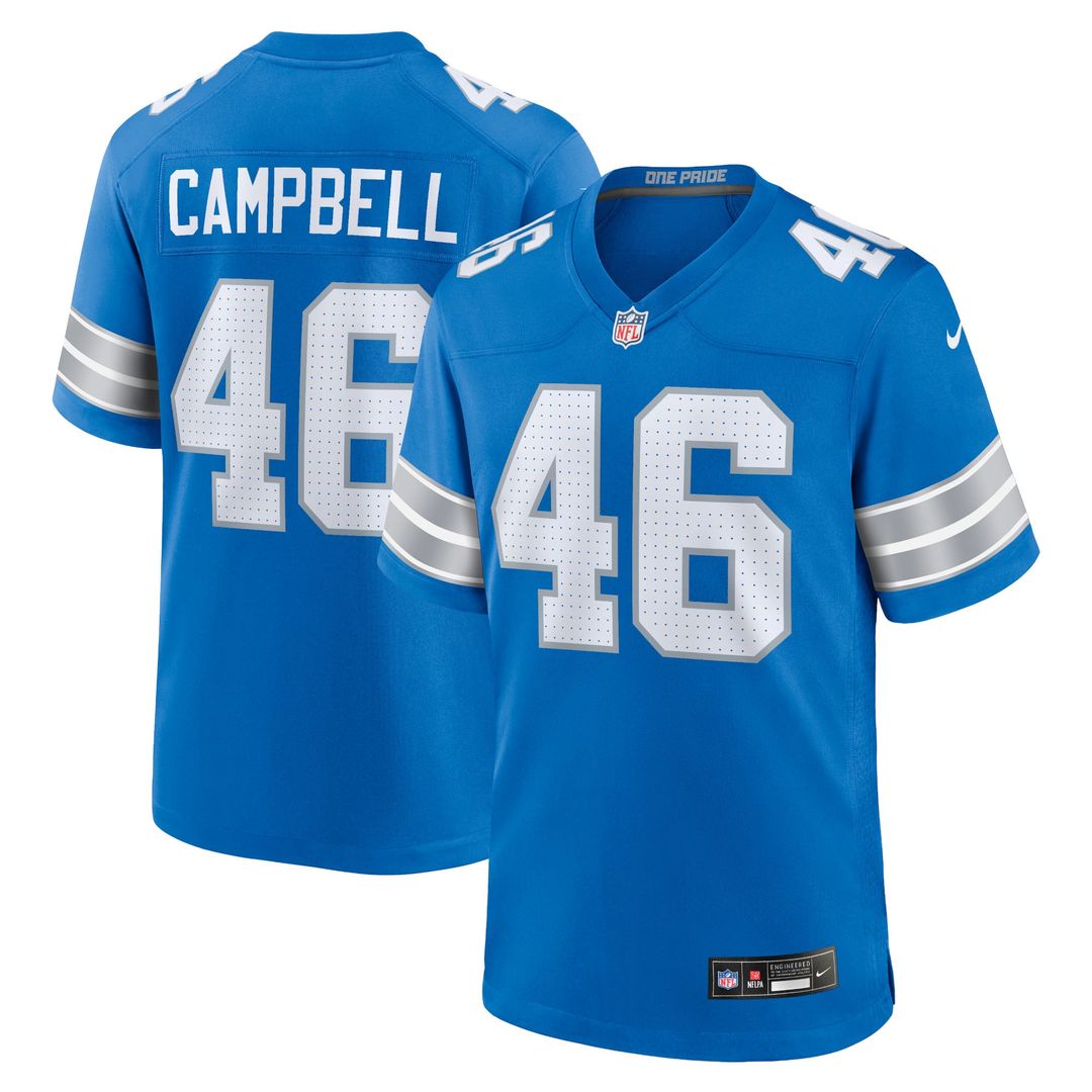 Detroit Lions Jack Campbell Nike White Game Jersey product image 7