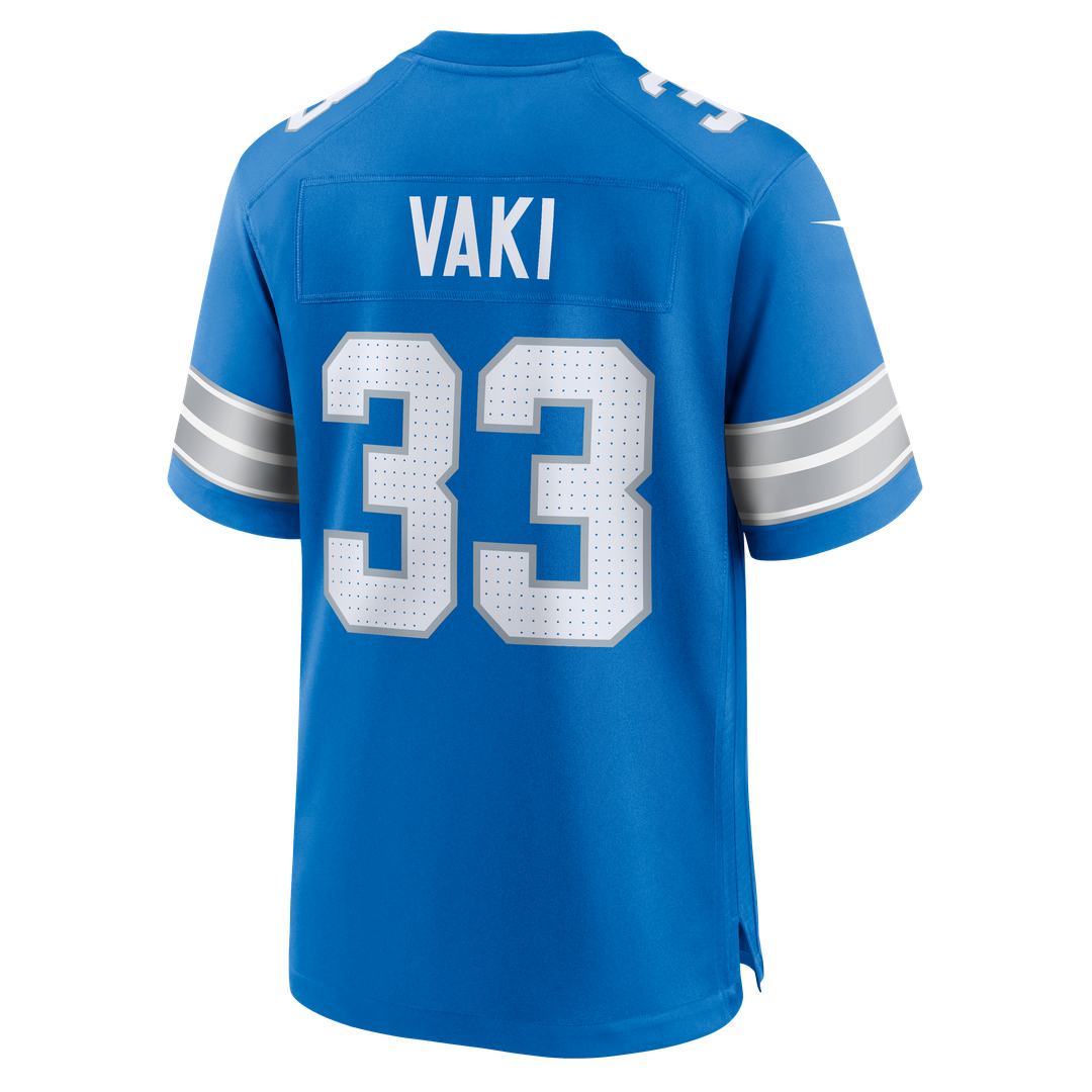 Detroit Lions Sione Vaki Nike Blue Game Jersey product image 3