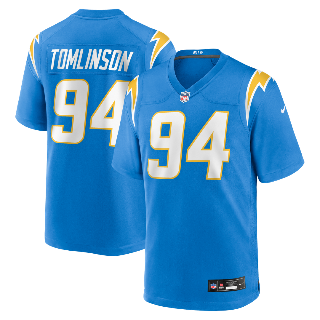 Los Angeles Chargers Dalvin Tomlinson Nike Powder Blue Game product image 1