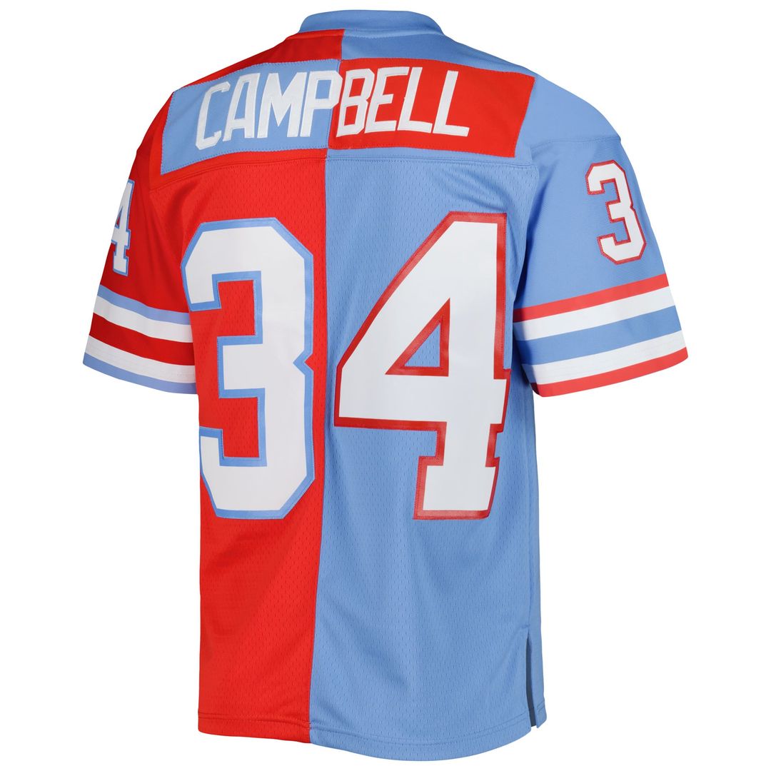 Houston Oilers Earl Campbell Mitchell & Ness Red/Light Blue product image 3