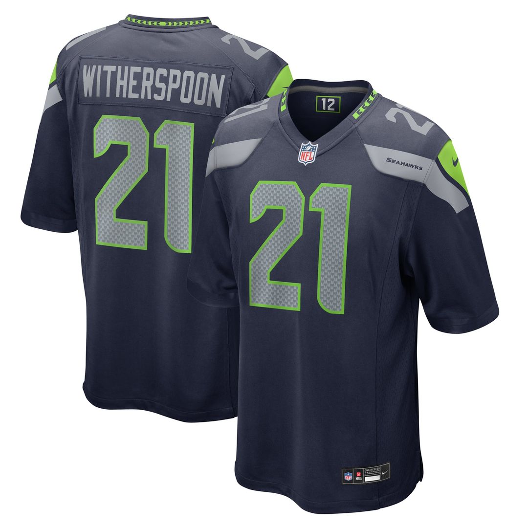 Seattle Seahawks Devon Witherspoon Nike College Navy Game product image 7