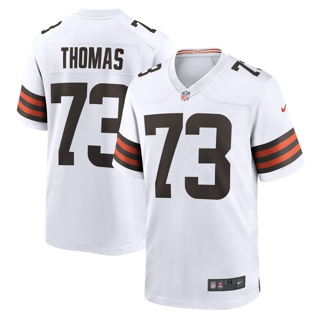 Cleveland Browns Joe Thomas Nike White Retired Game Jersey product image 4