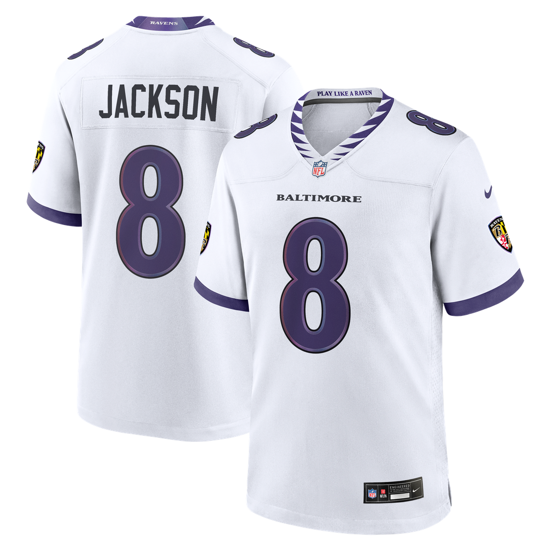 Baltimore Ravens Lamar Jackson Nike Black Alternate Game product image 10