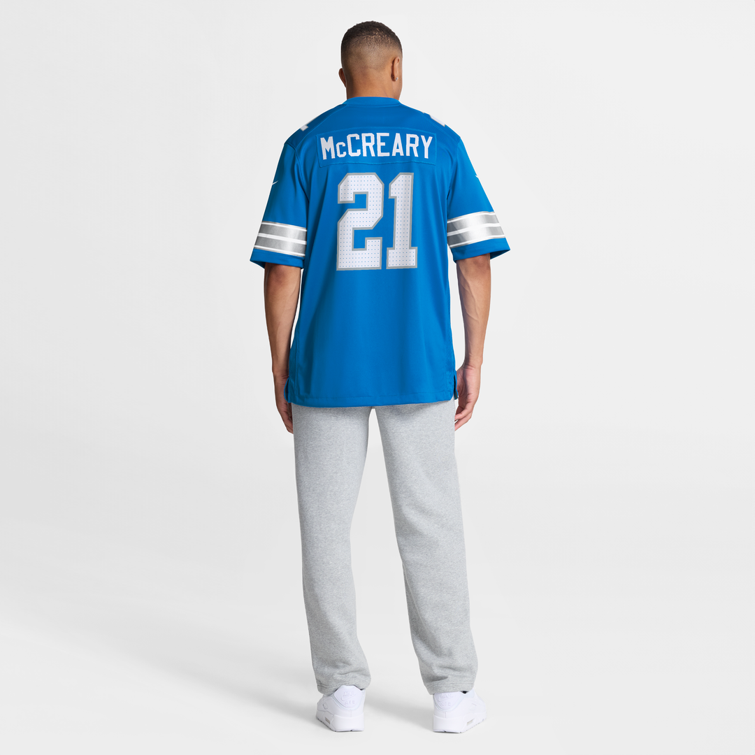 Detroit Lions Roger McCreary Nike Blue Game Jersey product image 5