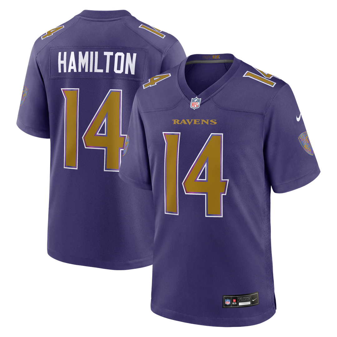 Baltimore Ravens Kyle Hamilton Nike Black Alternate Game product image 7