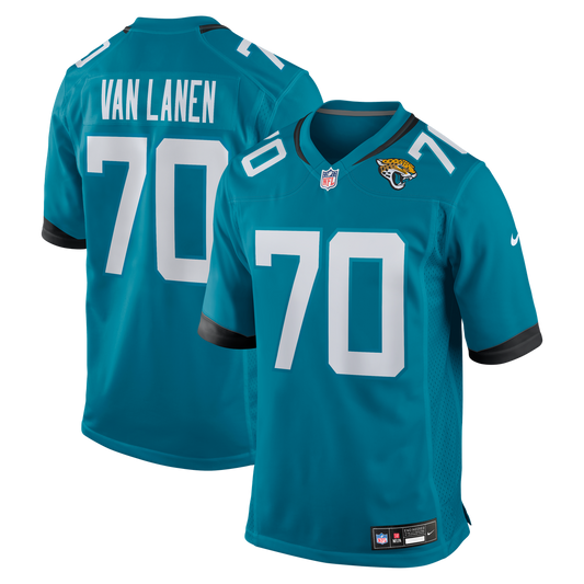 Jacksonville Jaguars Cole Van Lanen Nike Teal Game Jersey product image 1