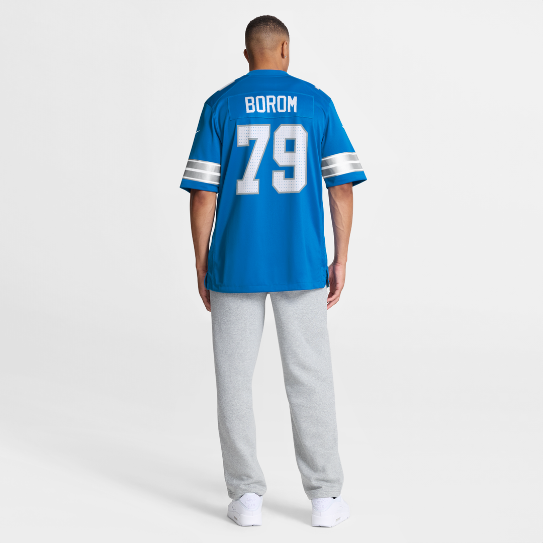 Detroit Lions Larry Borom Nike Blue Game Jersey product image 5