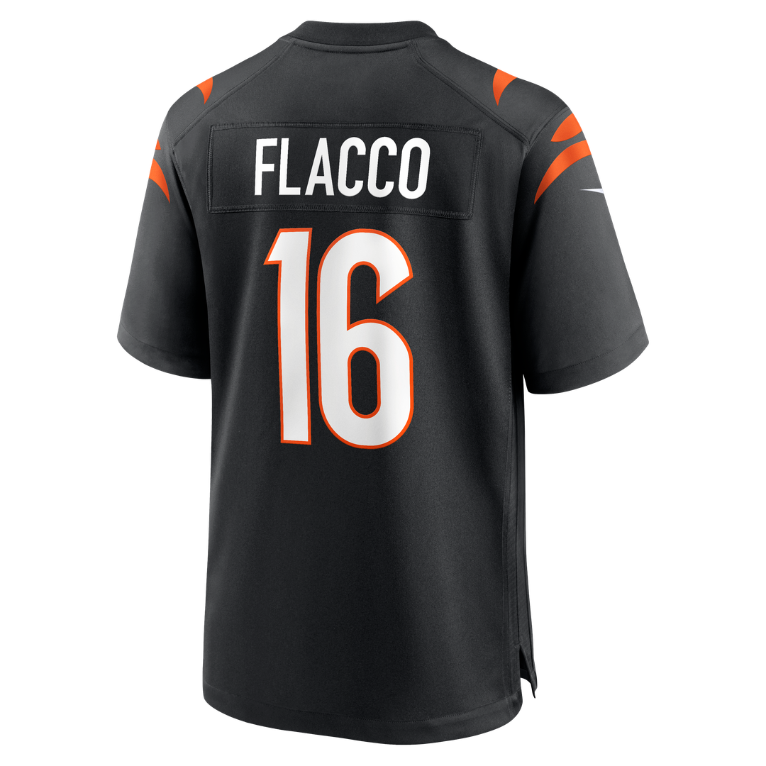 Cincinnati Bengals Joe Flacco Nike Black Game Jersey product image 3