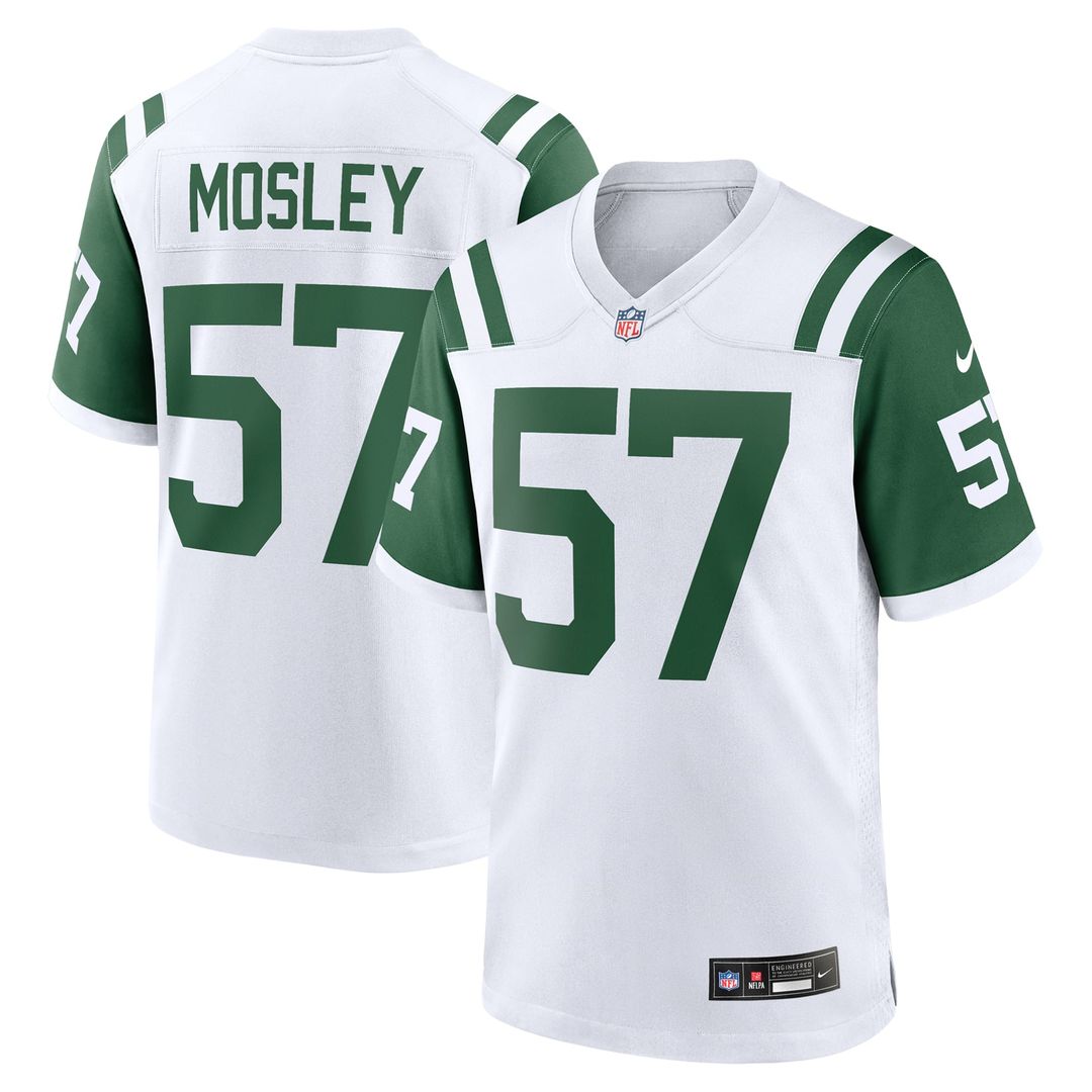 New York Jets C.J. Mosley Nike White Classic Alternate Game product image 1