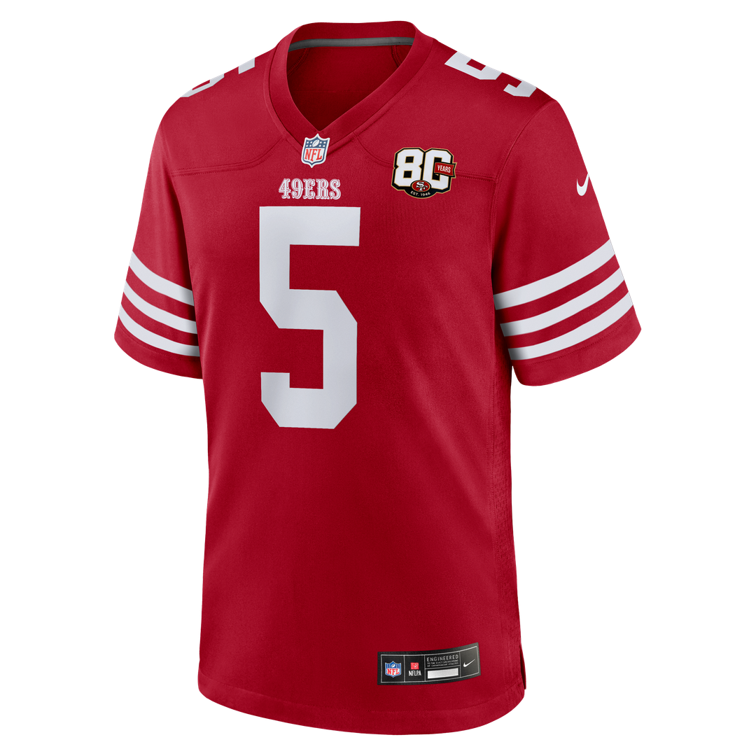 San Francisco 49ers Mike Evans Nike Scarlet 80th product image 6