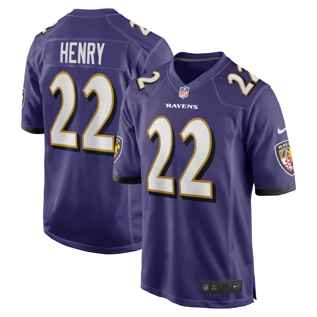 Baltimore Ravens Derrick Henry Nike Purple Game Jersey product image 1