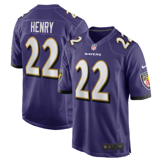 Baltimore Ravens Derrick Henry Nike Purple Game Jersey product image 1