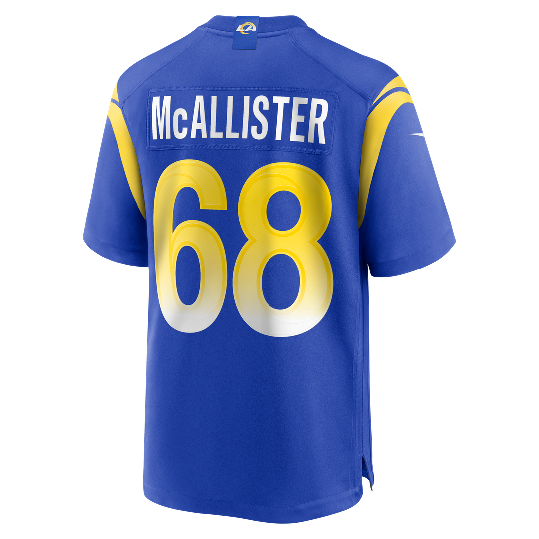 Los Angeles Rams Mike McAllister Nike Royal Home Game Jersey product image 3