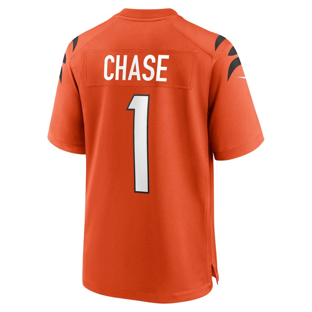 Cincinnati Bengals Ja'Marr Chase Nike Orange Alternate Game product image 9