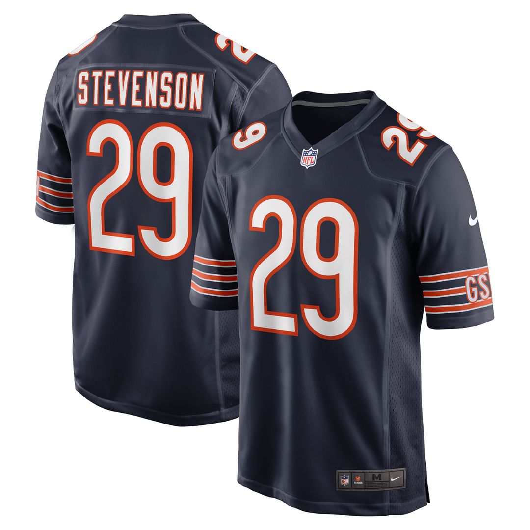 Chicago Bears Tyrique Stevenson Nike Navy Game Jersey product image 1