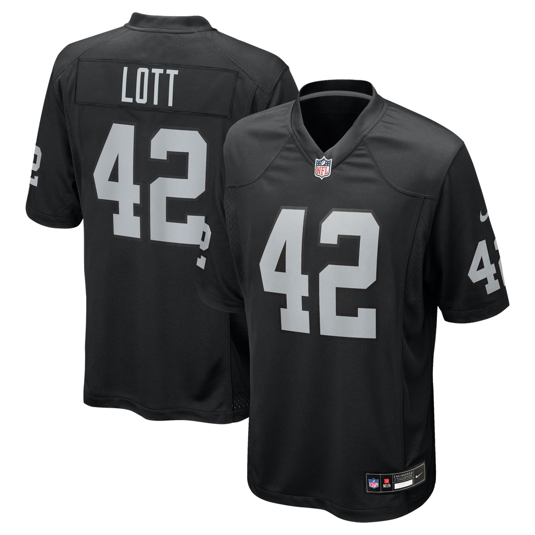 Las Vegas Raiders Ronnie Lott Nike Black Retired Player product image 1