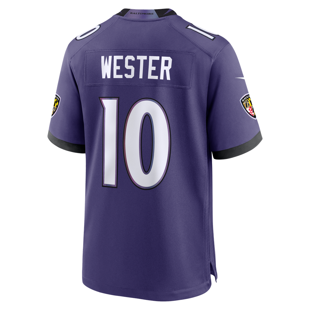 Baltimore Ravens LaJohntay Wester Nike Purple Game Jersey product image 3