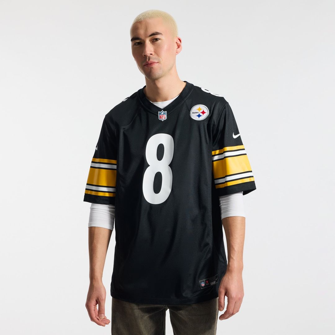 Pittsburgh Steelers Aaron Rodgers Nike Black Game Jersey product image 15