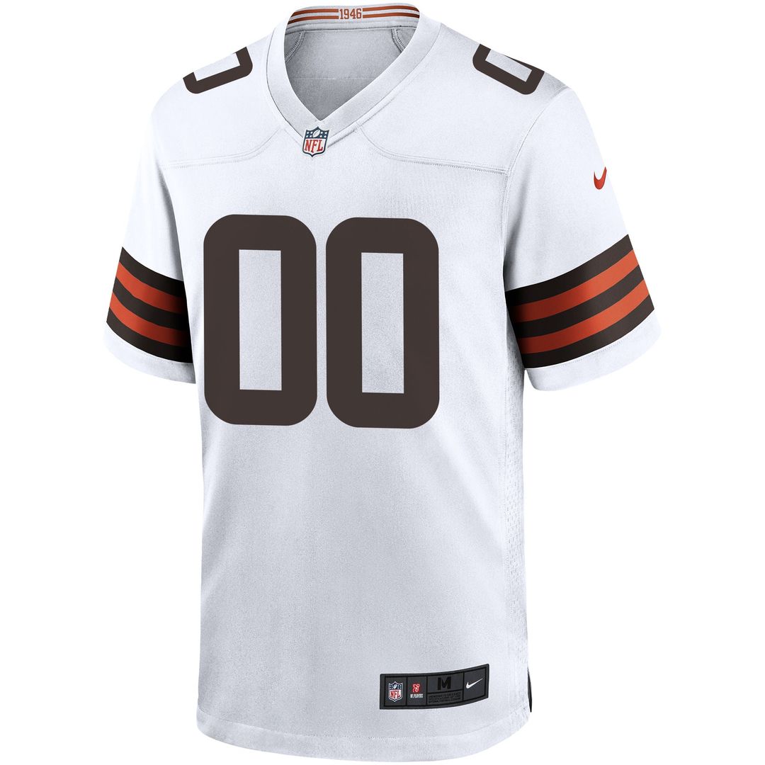 Cleveland Browns Nike White Custom Jersey product image 5