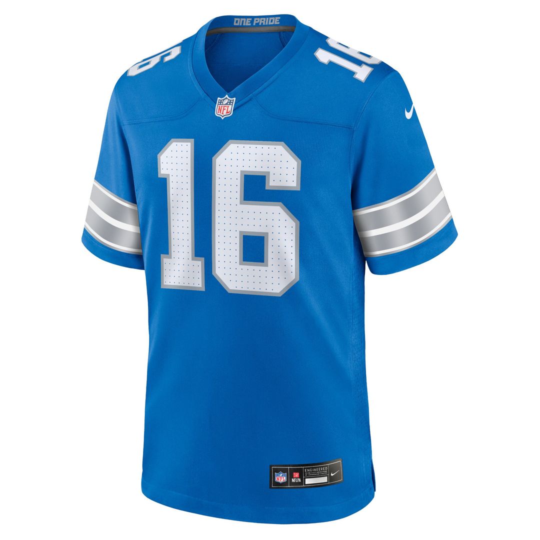 Detroit Lions Jared Goff Nike Blue Game Jersey product image 6