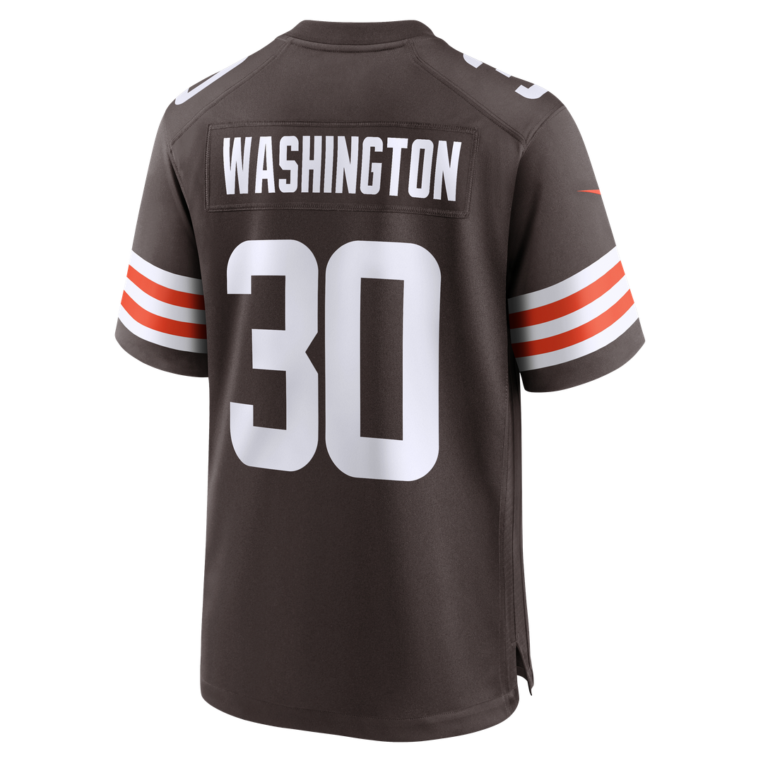 Cleveland Browns Zion Washington Nike Brown Game Jersey product image 5