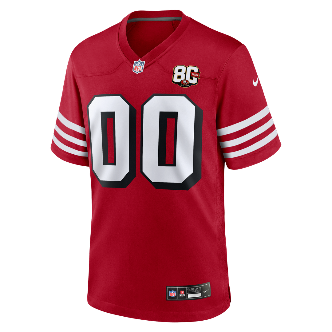 San Francisco 49ers Nike White Game Custom Player Jersey product image 16