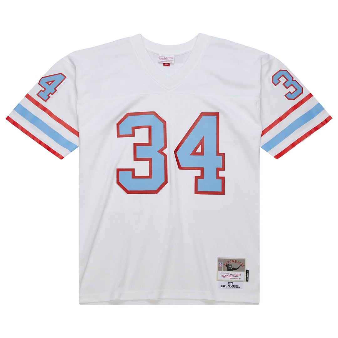 Houston Oilers Earl Campbell Mitchell & Ness White 1979 product image 2
