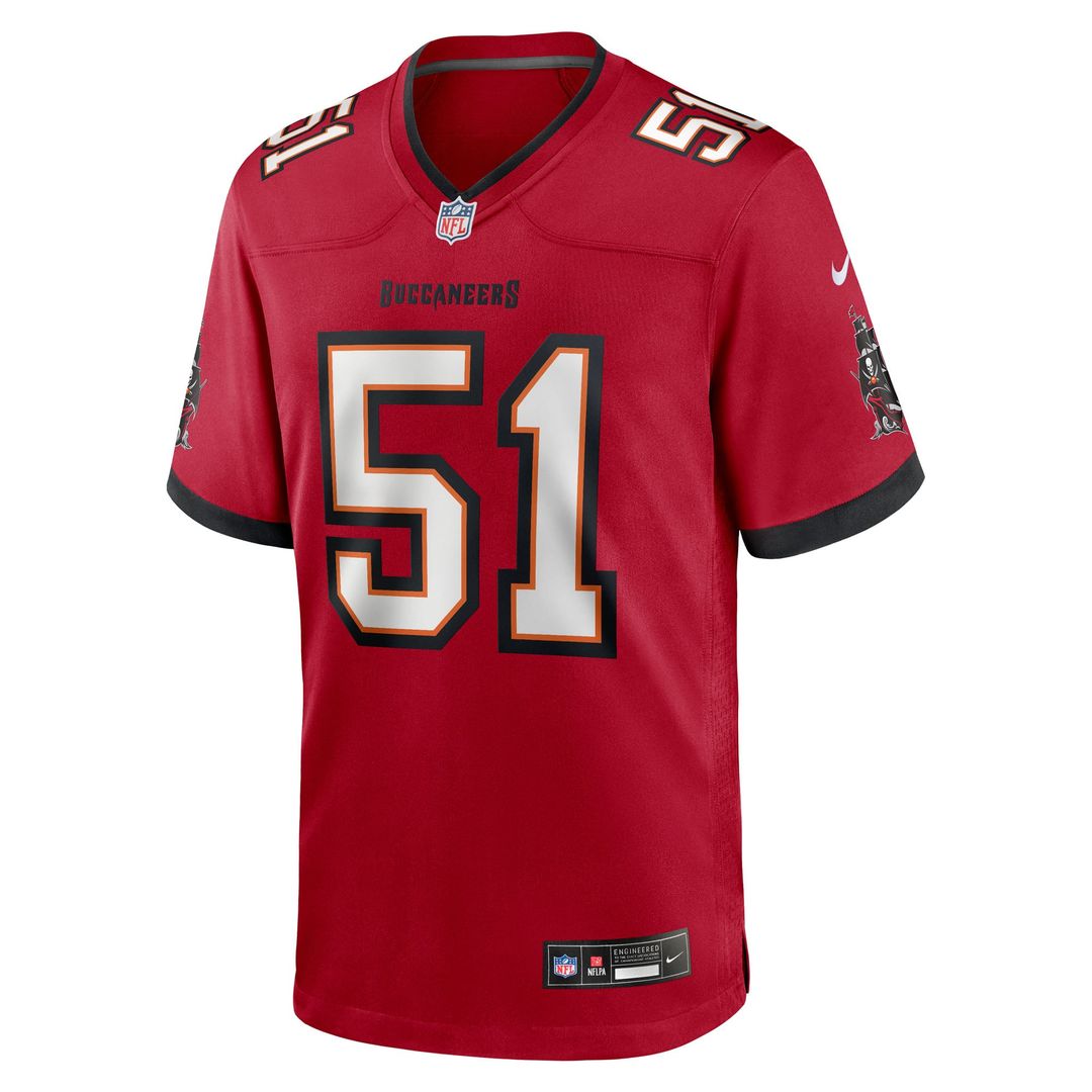 Tampa Bay Buccaneers David Walker Nike Red Game Jersey product image 2