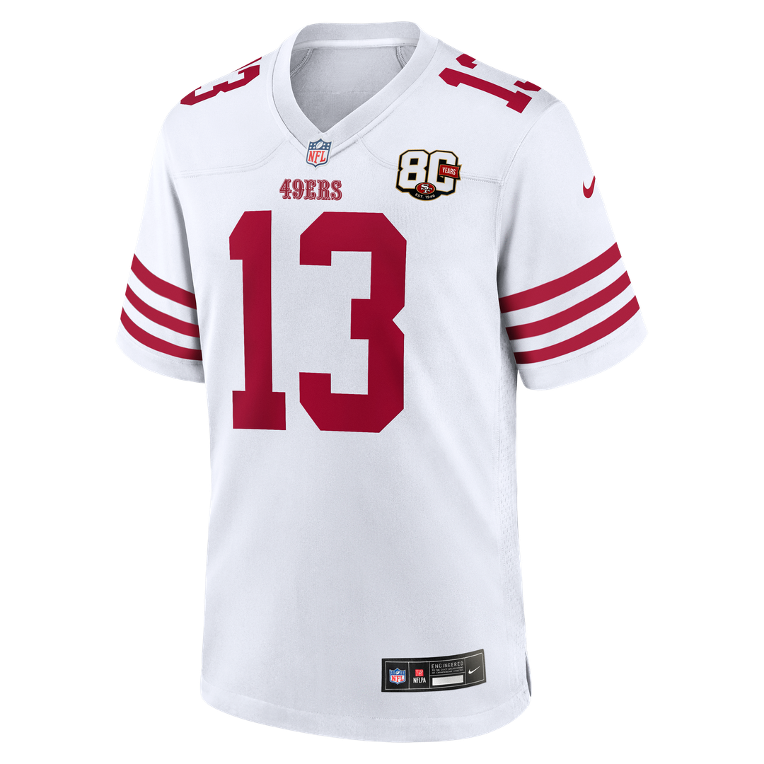 San Francisco 49ers Brock Purdy Nike White 80th Anniversary product image 5