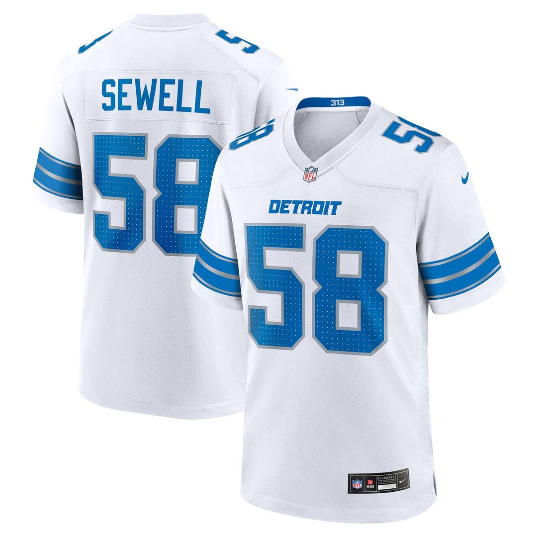 Detroit Lions Penei Sewell Nike Black 2nd Alternate Game product image 13