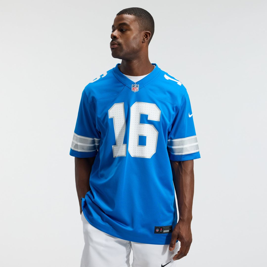 Detroit Lions Jared Goff Nike Blue Game Jersey product image 15