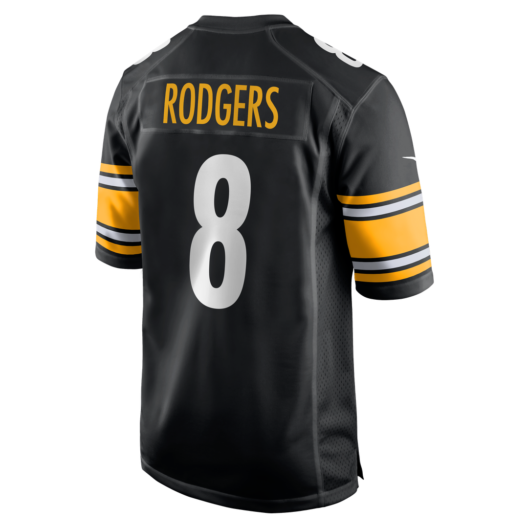 Pittsburgh Steelers Aaron Rodgers Nike Black Game Jersey product image 20
