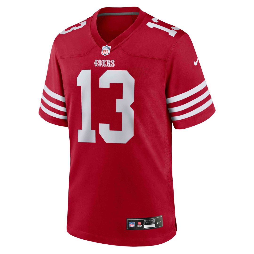 San Francisco 49ers Brock Purdy Nike Scarlet Game Jersey product image 2