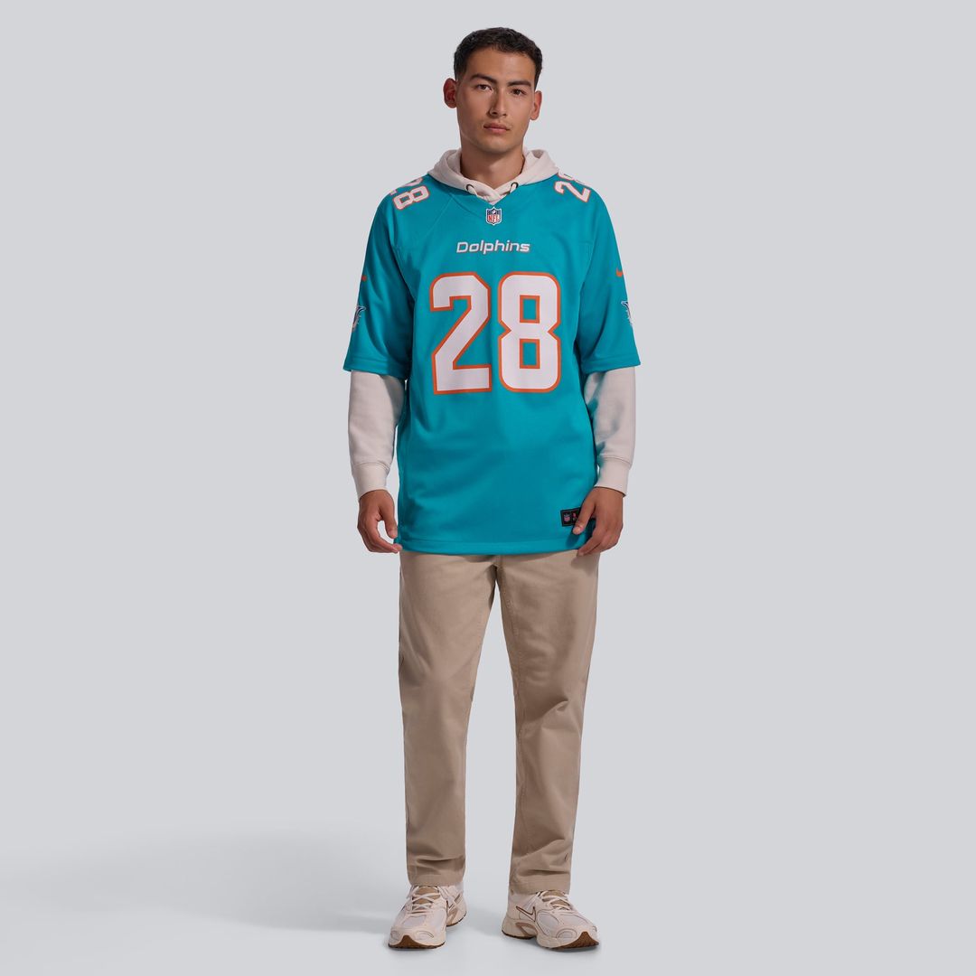 Miami Dolphins De'Von Achane Nike Aqua Game Jersey product image 4