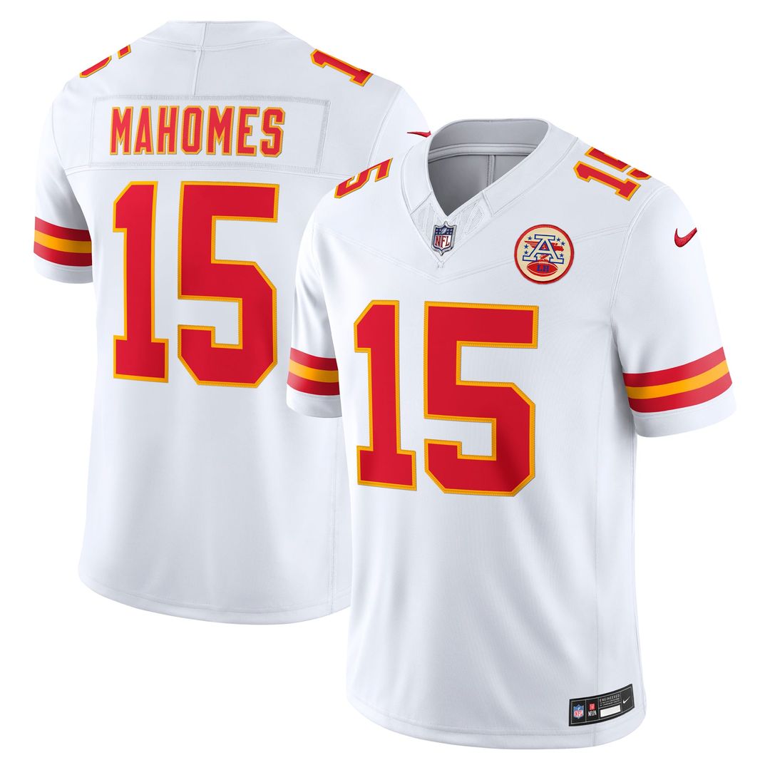 Kansas City Chiefs Patrick Mahomes Nike White Vapor FUSE product image 4