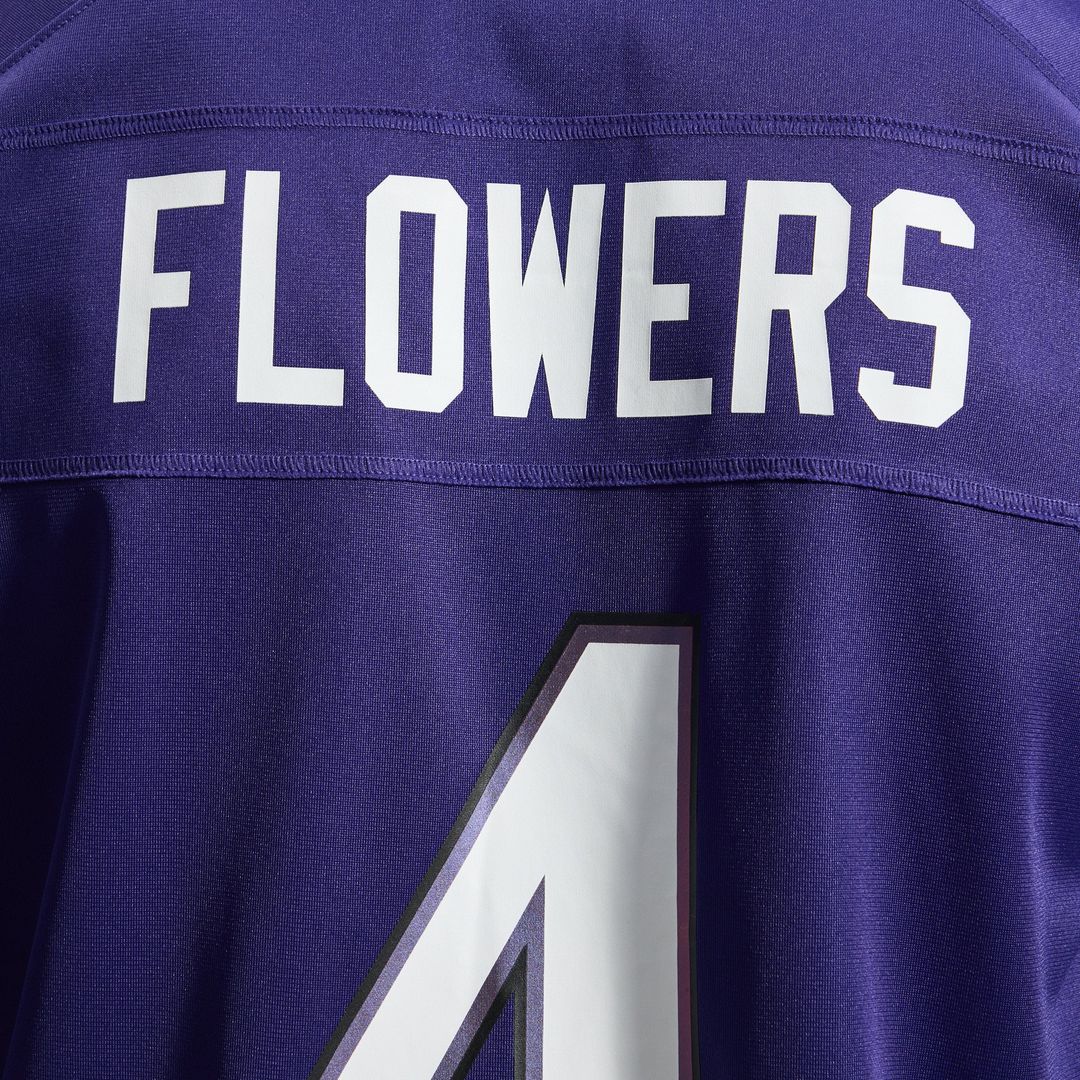 Baltimore Ravens Zay Flowers Nike Purple Game Jersey product image 12