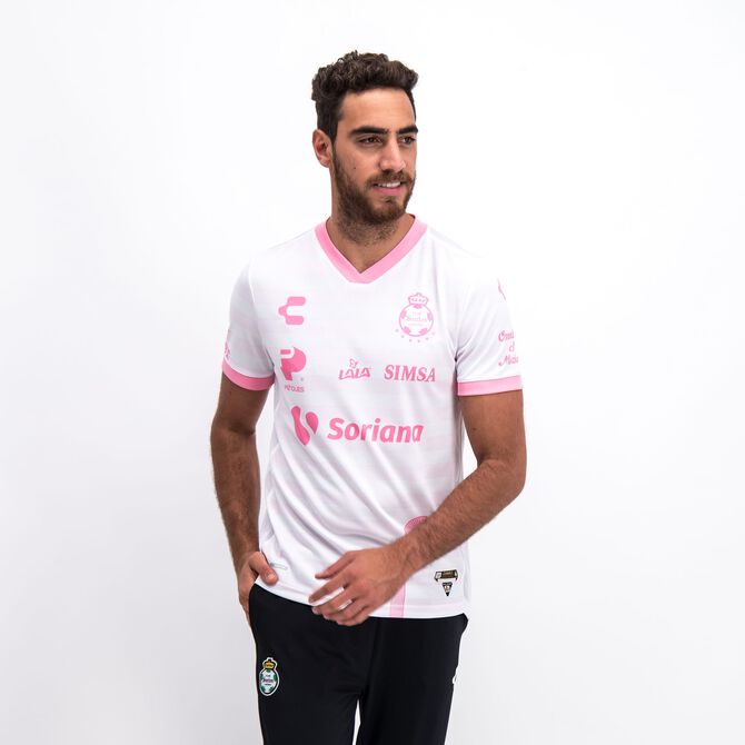 Santos Pink Special Edition Jersey for Men product image 4, provided for visual reference and product detail review