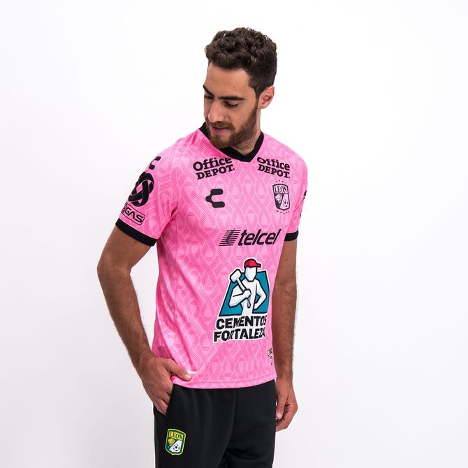 Charly Leon Pink Special Edition Jersey for Men product image 4, provided for visual reference and product detail review