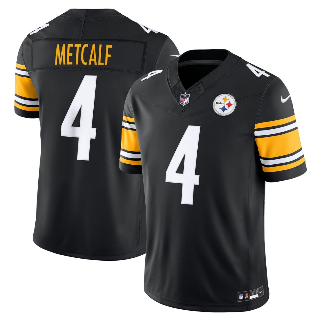 Pittsburgh Steelers DK Metcalf Nike Black Team Vapor FUSE product image 1