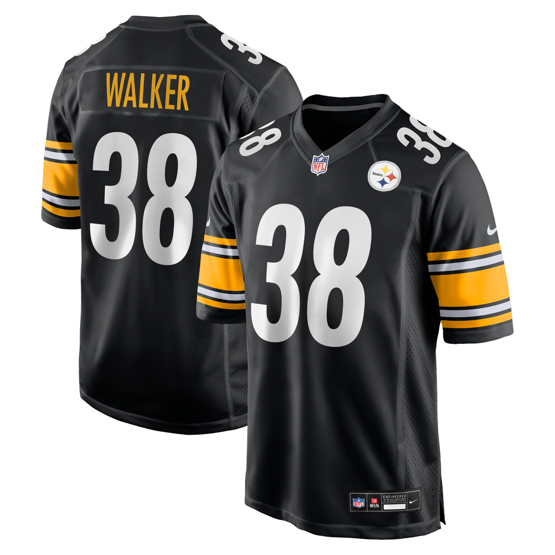 Pittsburgh Steelers Mykal Walker Nike Black Game Jersey product image 1