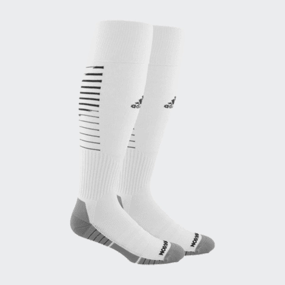 adidas Team Speed II Socks - White/Black Large product image 1, provided for visual reference and product detail review