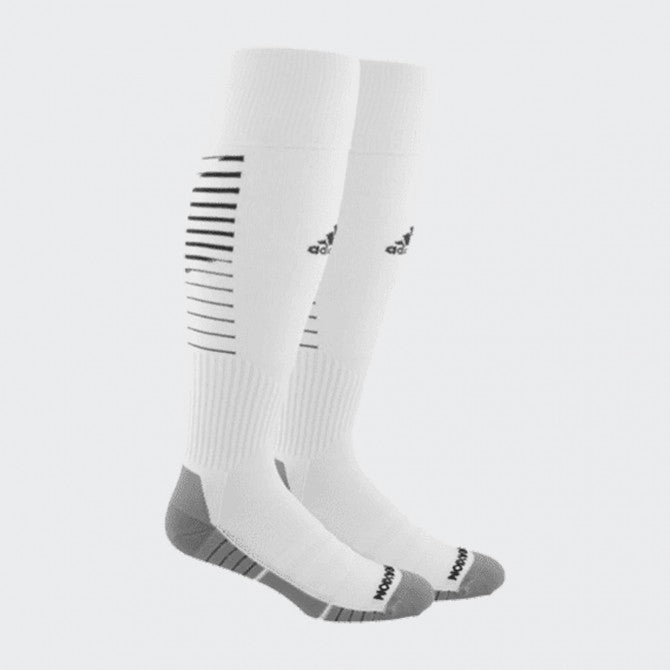 adidas Team Speed II Socks - White/Black Small product image 1, provided for visual reference and product detail review