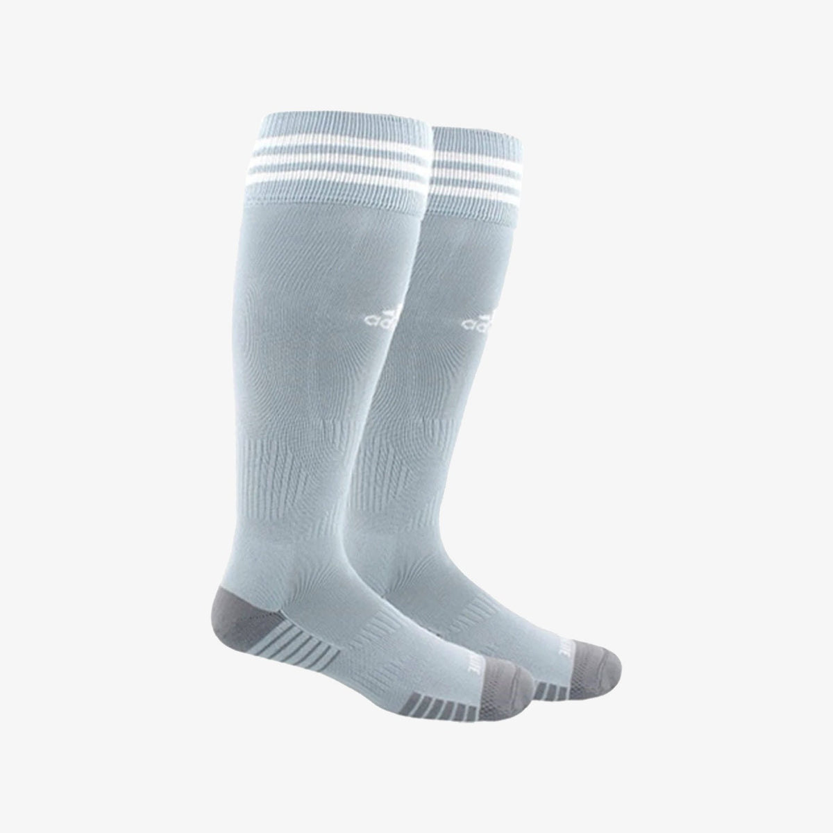 Copa Zone Cushion OTC IV Socks - Light Grey/White product image 1, provided for visual reference and product detail review
