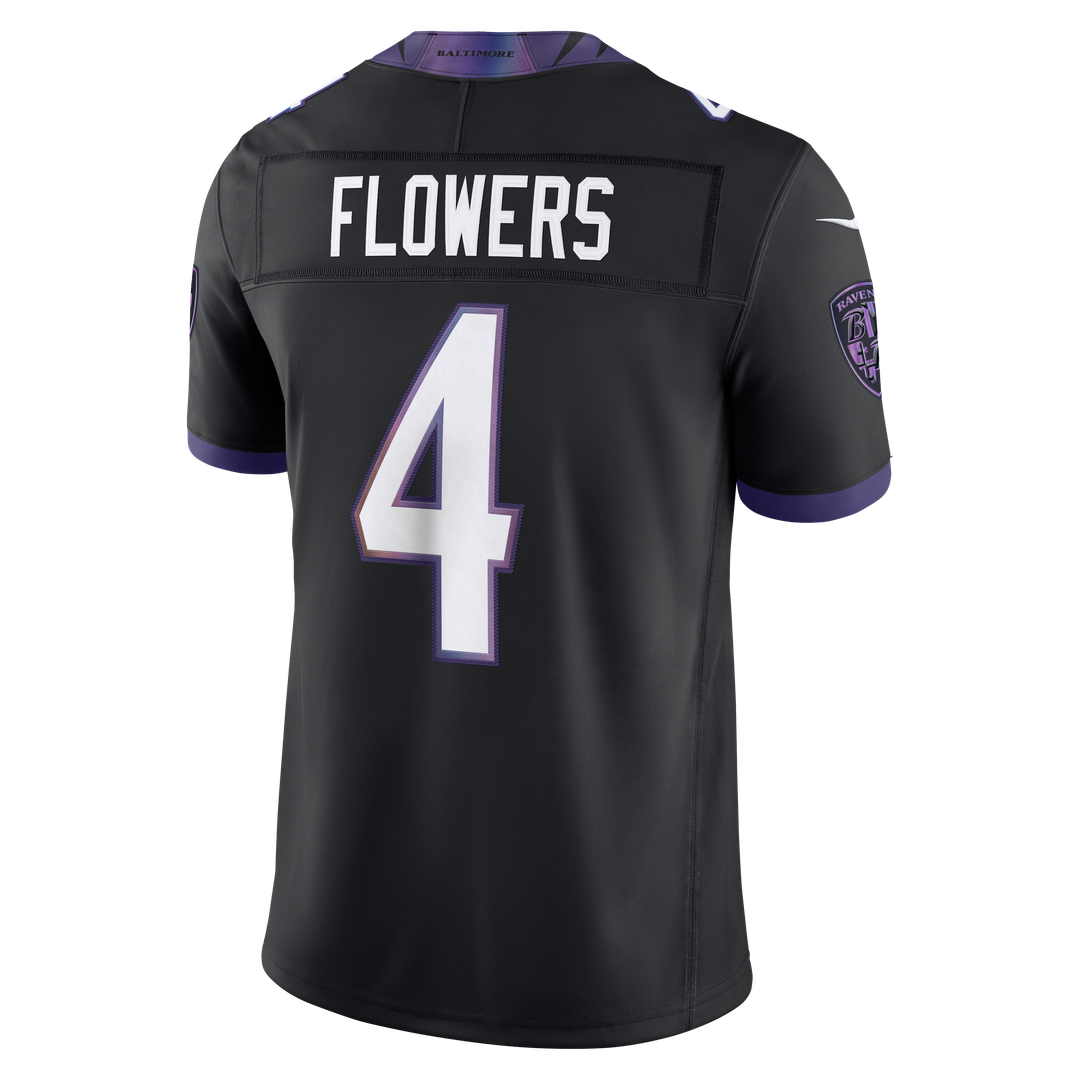 Baltimore Ravens Zay Flowers Nike Black Alternate Vapor product image 6