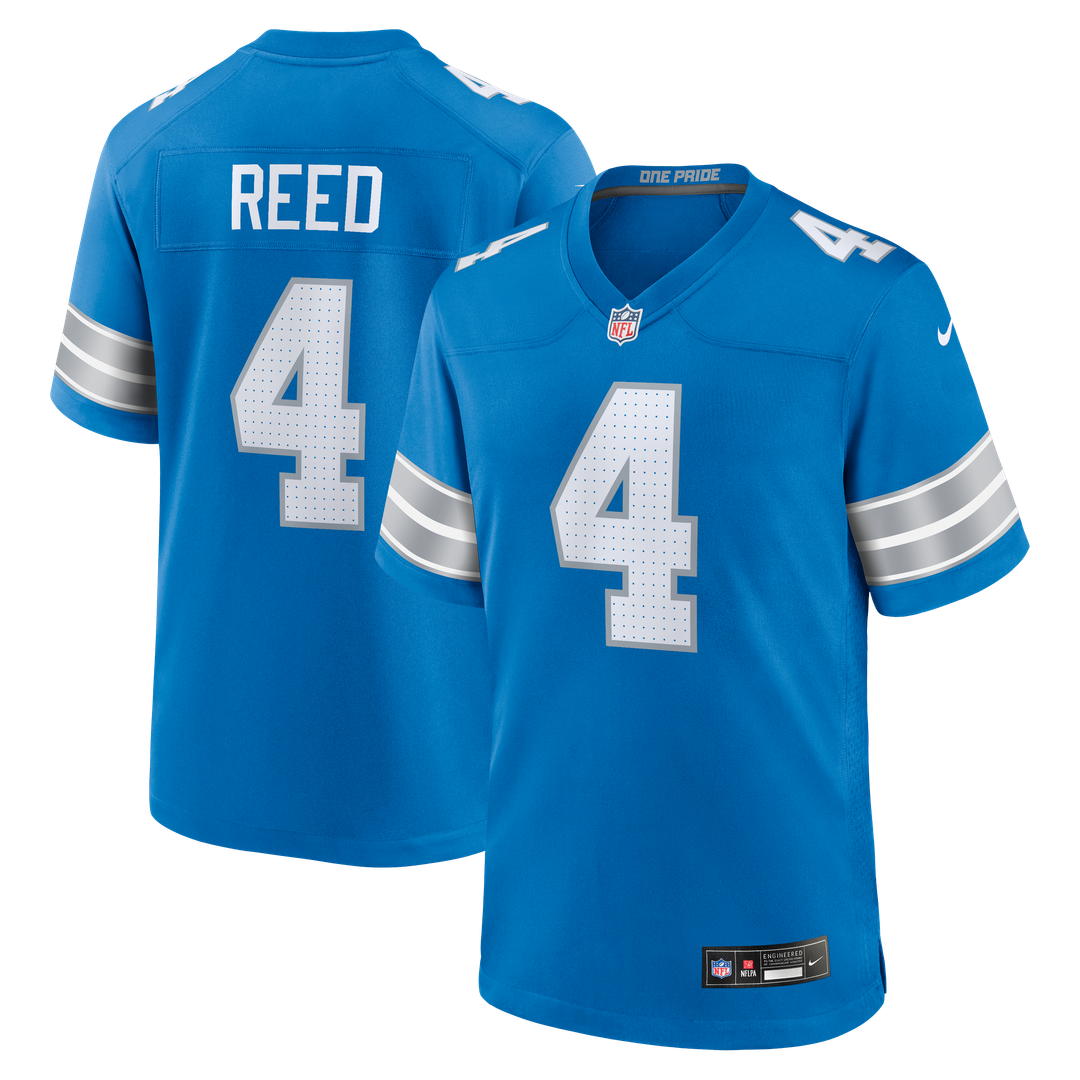 Detroit Lions D.J. Reed Nike Blue Game Jersey product image 1