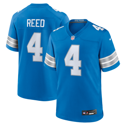 Detroit Lions D.J. Reed Nike Blue Game Jersey product image 1