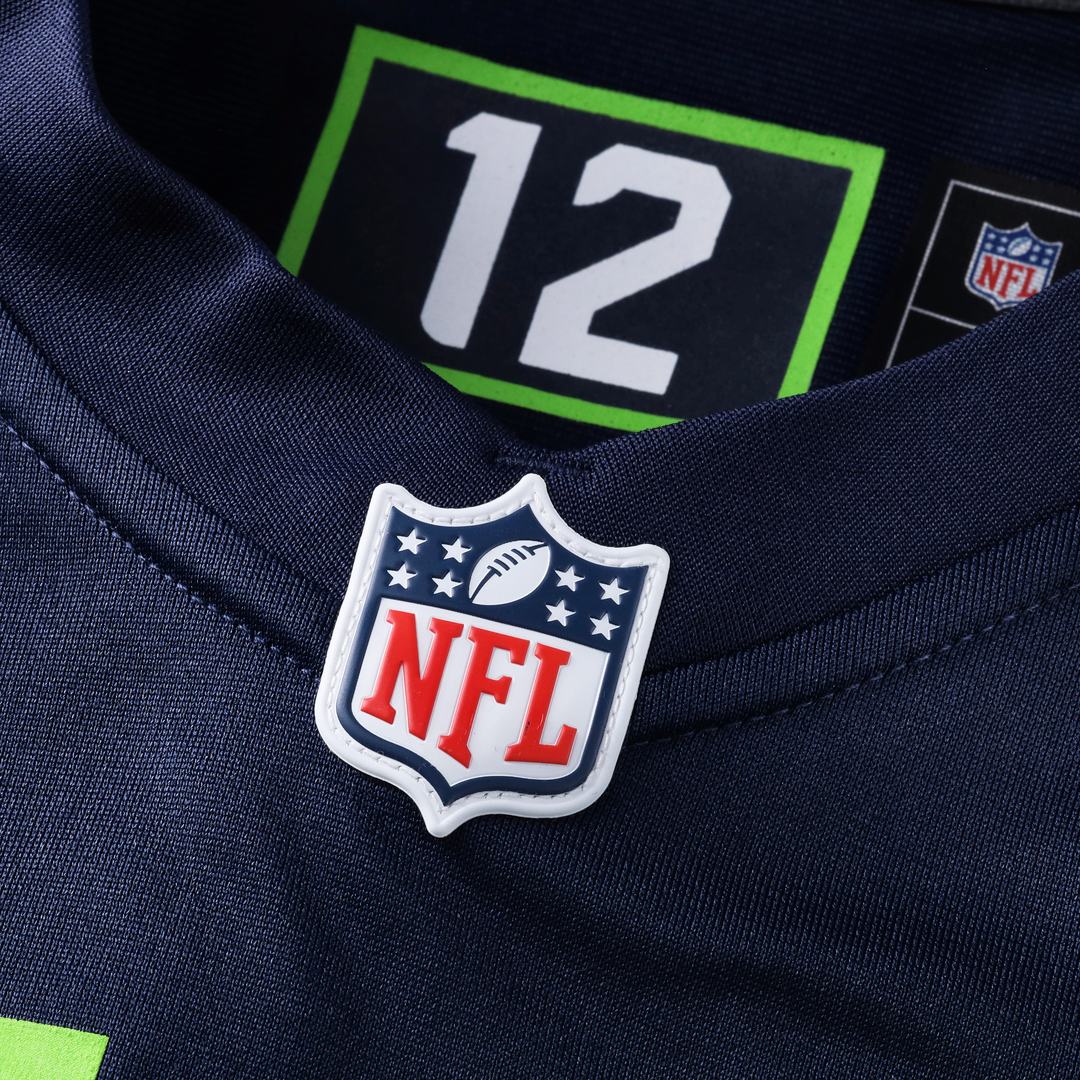 Seattle Seahawks Uchenna Nwosu Nike College Navy Game Jersey product image 4