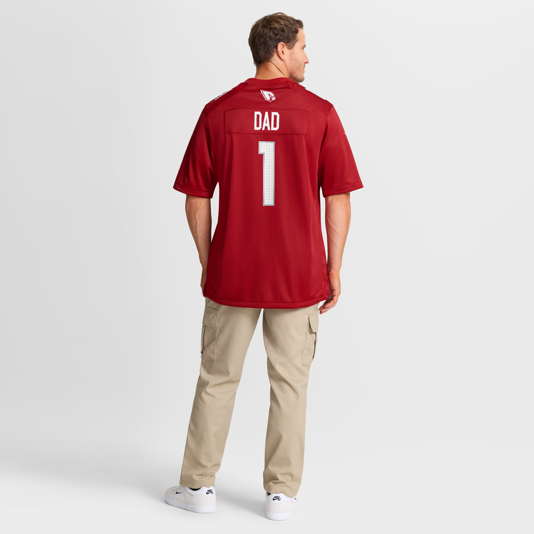Arizona Cardinals Number 1 Dad Nike Cardinal Game Jersey product image 8