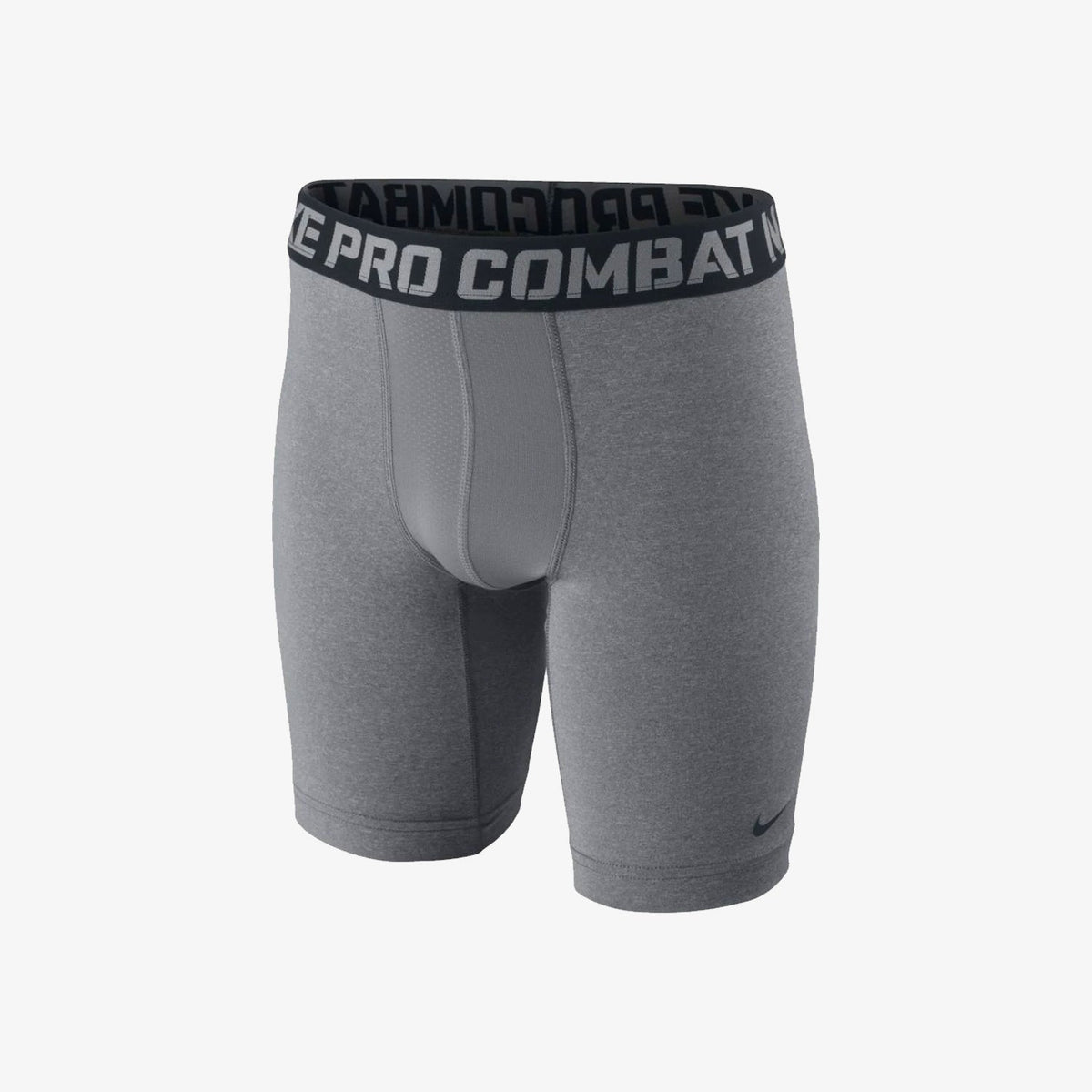 Youth Nike Pro Core Compression Slider Shorts - Grey product image 1, provided for visual reference and product detail review